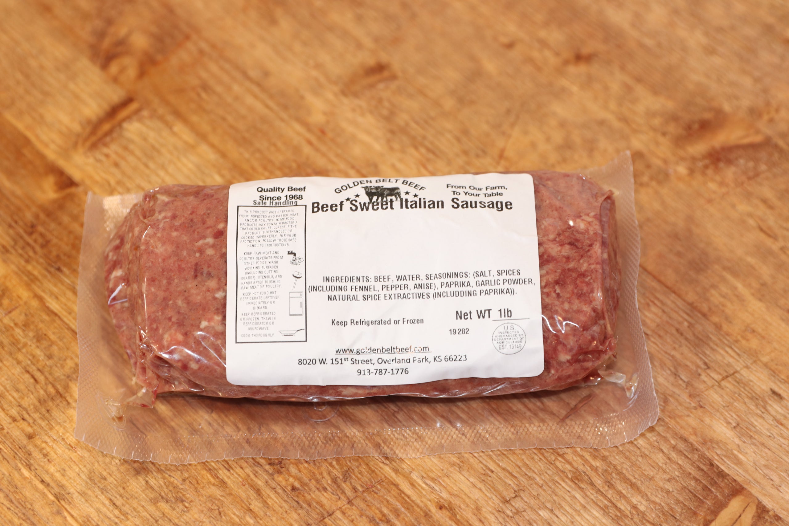 Summer Sausage  Golden Belt Beef - Overland Park Kansas Raised Beef From  Our Farm To Your Table