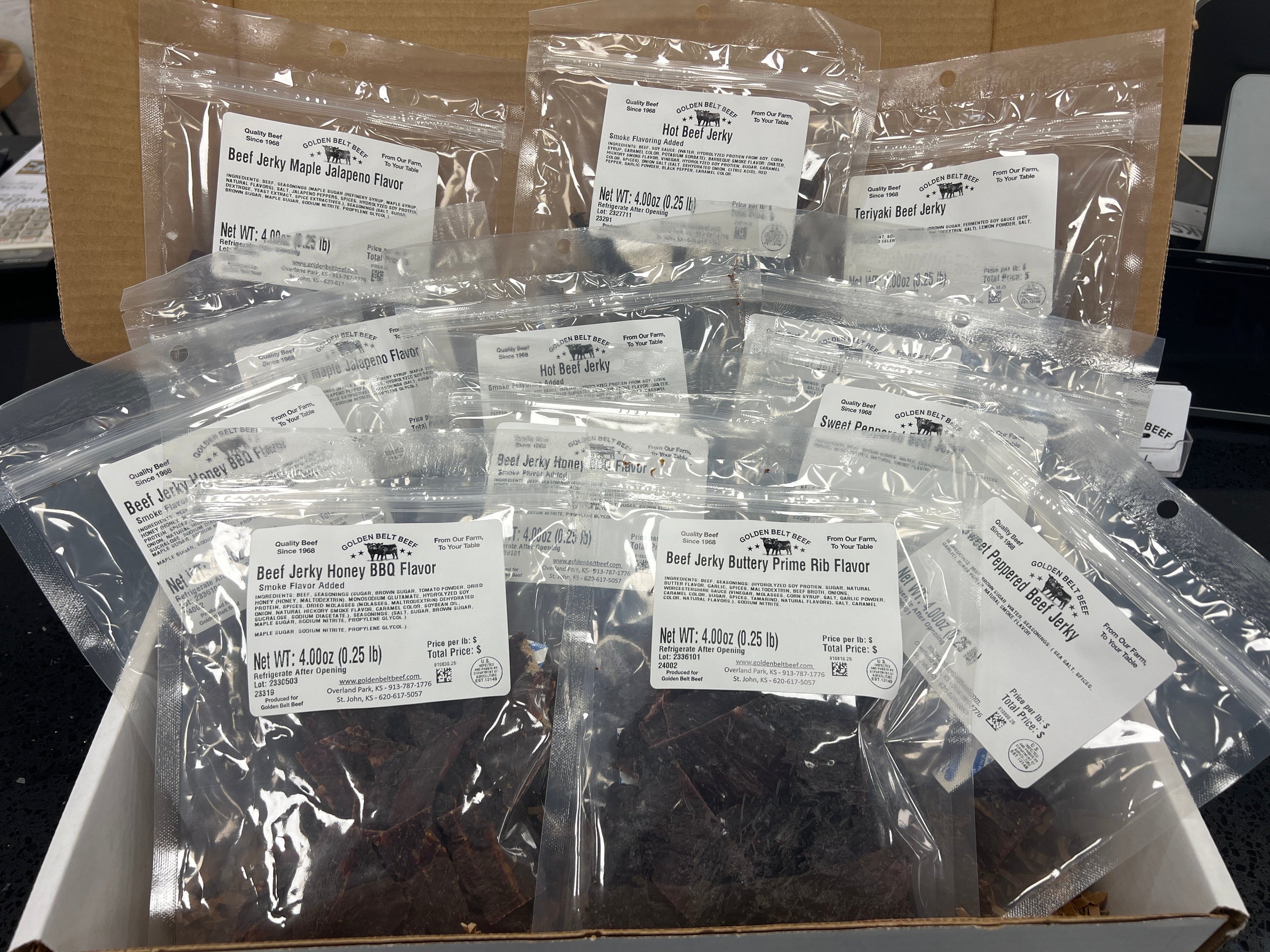 Jerky Lover | Golden Belt Beef - St. John Kansas Raised Beef 