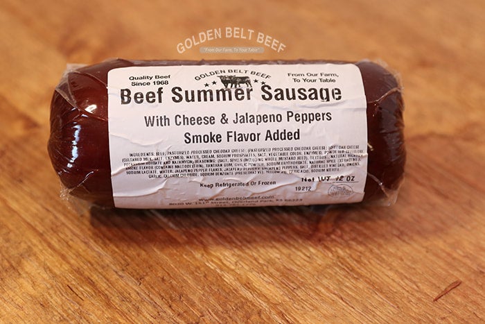 Summer Sausage  Golden Belt Beef - Overland Park Kansas Raised Beef From  Our Farm To Your Table
